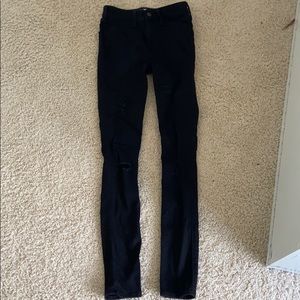 black hollister jeans